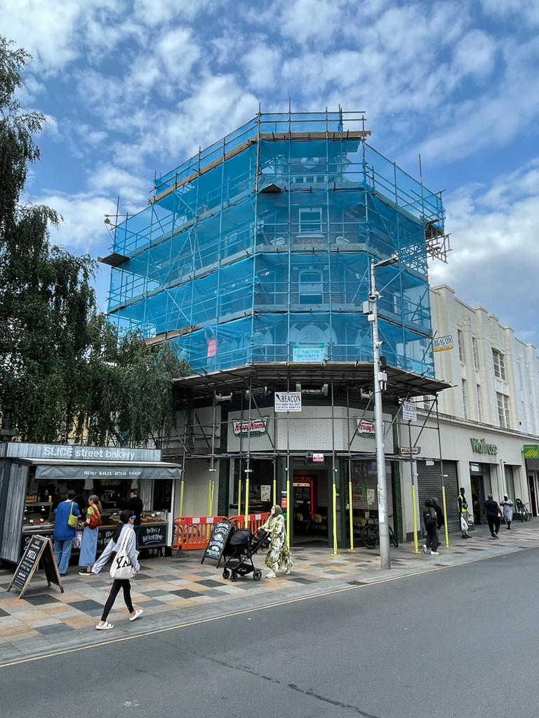 Scaffolding on 46-st-johns-road