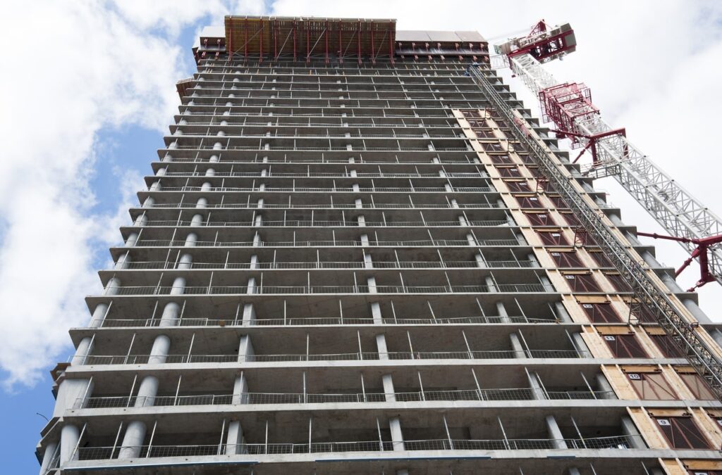 scaffolding erected in london